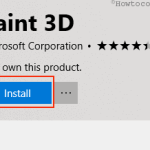 Khắc phục: Lỗi “0x803F8001 Paint 3D is Currently Not Available” TRONG Windows 10