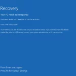 Hướng dẫn cách khách phục lỗi recovery win 10 0xc00000e