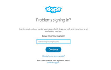 Cách khôi phục lại mật khẩu Skype của bạn