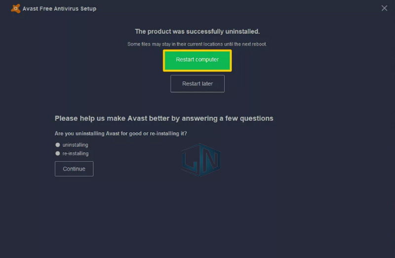 Cách gỡ Avast Free Antivirus trên máy tính chi tiết nhất 