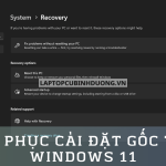 Các cách khôi phục cài đặt gốc trên Windows 11 đơn giản