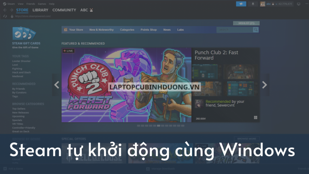 [Hướng dẫn] Cách ngừng mở Steam khởi động cùng Windows trên máy tính, laptop