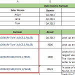 Cách hiển thị công thức EXCEL Thay vì giá trị