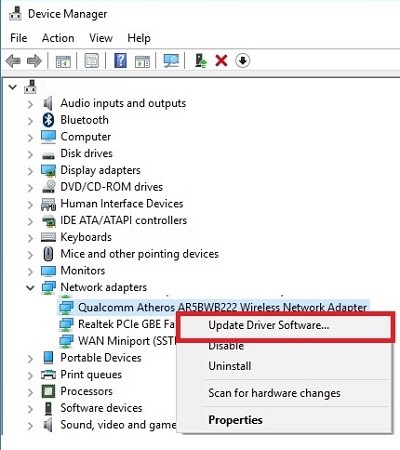 Cách cập nhật Driver theo cách thủ công trong Windows 10