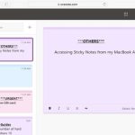 Cách truy cập Sticky Notes Windows 10 trên Mac, iPhone và Android