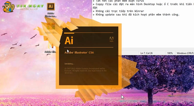 Adobe Illustrator Cs6 – Hướng Dẫn Cài Đặt – Kích Hoạt Vĩnh Viễn