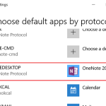 Cách thay đổi phiên bản mặc định của OneNote trên máy tính Windows 10