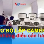 Cao độ lắp camera và những điều cần lưu ý!