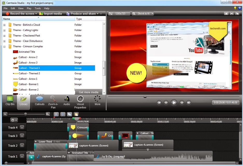 Cách sử dụng Camtasia để Chỉnh sửa Video đã Quay