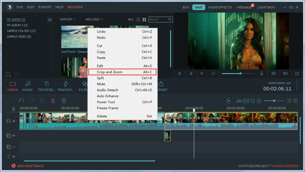 Cách Cắt Video với Filmora Video Editor