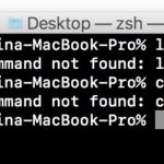 Sửa lỗi “Command Not Found” trong Mac Command Line