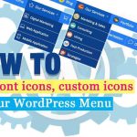 Thêm icon vào menu wordpress theme flatsome với plugin Menu Icons