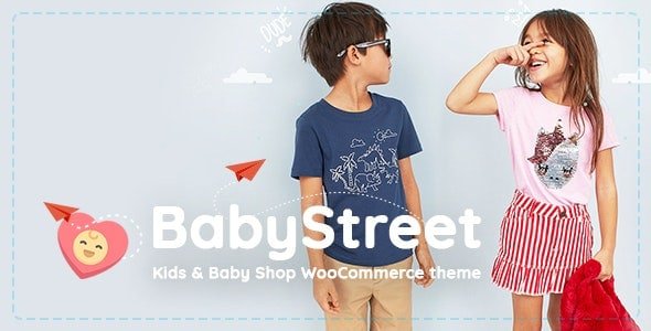 Theme WP BabyStreet cho shop thời trang mẹ và bé