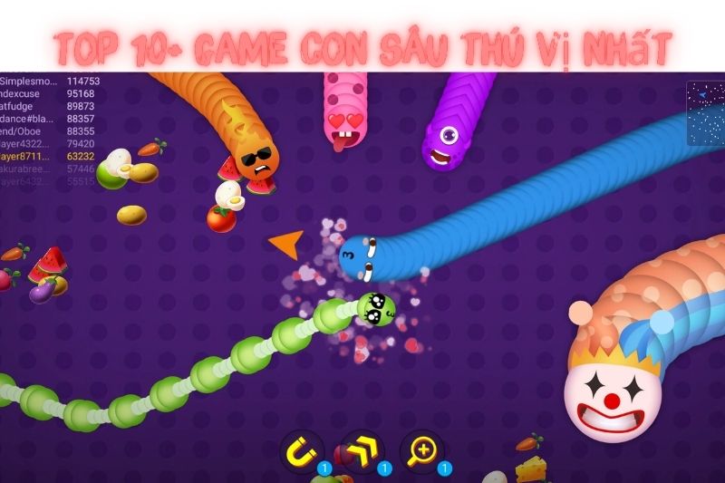 Top 10+ Game Con Sâu, Có Lối Chơi Thú Vị Và Phổ Biến Nhất 2023