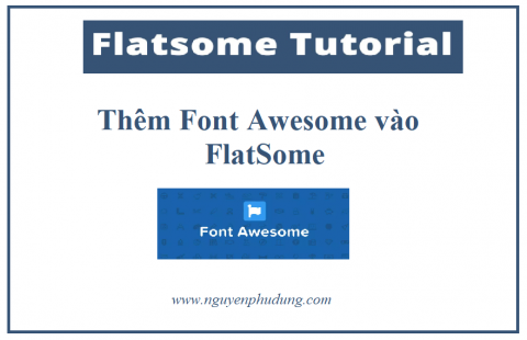 Thêm Font Awesome vào Flatsome