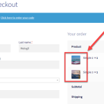 Code hiển thị ảnh sản phẩm trang thanh toán WooComerce