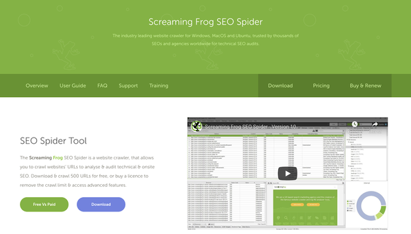 Hướng dẫn sử dụng chi tiết Screaming Frog 2022