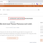 Hướng dẫn xoá CATEGORY ARCHIVES trên WordPress