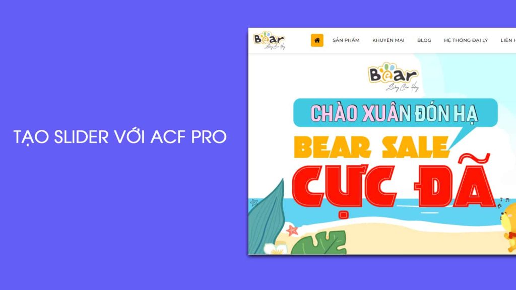 Tạo Slider tùy chỉnh với ACF Pro Flatsome