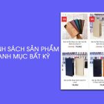 Hiển thị danh sách sản phẩm của một Danh mục bất kỳ trên Flatsome