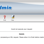 Sửa lỗi Domain is already processing an SSL request trên DirectAdmin