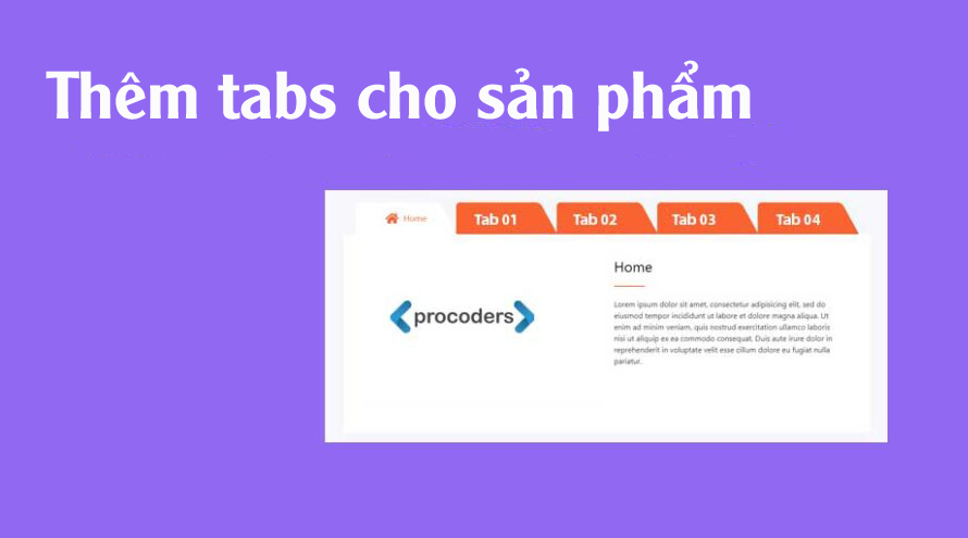 Thêm tabs và nội dung tabs trong trang sản phẩm wordpress bằng code Function